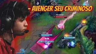 TITAN REAGINDO AO ROBO CARREGANDO DE TRISTANA TOP E PARANG TILTADO - CBLOL DA ZUEIRA | BRONZIOCRE
