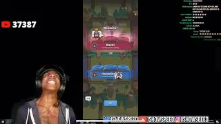 iShowSpeed Goes MENTAL After Emoji Spam! (Clash Royale) *SUPER RAGE*