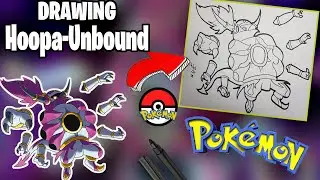 How To Draw Hoopa-Unbound From Pokemon Gen 6 Speed Drawing