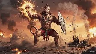 Hanuman Defeats Indrajeet in Cinematic Video #ram #hanuman #ramayan #jaishreeram #viral #viralvideo