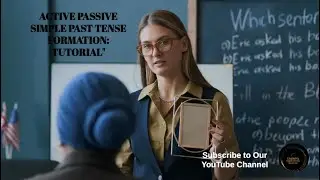 Mastering Simple Past Tense: Active Passive Voice Formation #passivevoiceinenglish #passiveenglish