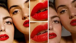 Beauty Retouching Two Different skin Tones + How to fix Lipstick in Photoshop @anitasadowska