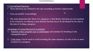 Functions   Introduction
