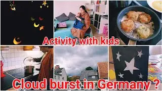 My Life In Germany | Activity With Kids | Fish Recipe | Cloud Burst | Zaiqedar Pakwan & Vlogs | 