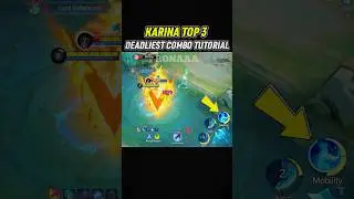 ☑️ Karina Top 3 Deadliest Combo Tutorial from Ronaaa