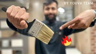 Enamel Paint Process (Quantity Of Turpentine Mix In Paint , Sand paper, Wood And Metal Process)