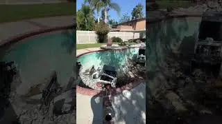 Pool Demolition Action Videos in Los Angeles, California