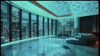 Aqua Lounge-10 Hours of ambience rainfall natural white noise sleep better deeper