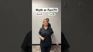 Myth vs. Fact 🤷&zwj;♀️ #health #doctors  #nurses #myths #facts
