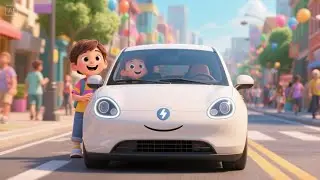 Electric Car, Silent Star | Eco-Friendly Car Song for Kids | Green Adventure Rhymes