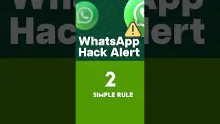 How To Keep WhatsApp Safe Follow 2 Simple Rules #short