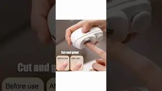 Electric NAIL CLIPPER- Rechargeable, Automatic, Safety Nail Cutter #shorts