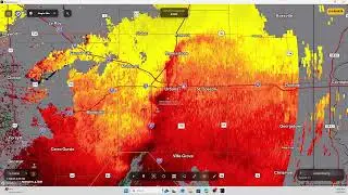 Late night storm coverage