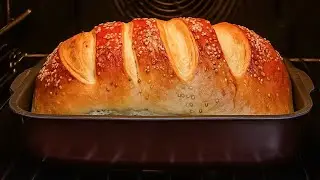 Попробуйте, и вы попрощаетесь с покупным хлебом! Я пользуюсь этим методом уже давно. Пышный хлеб.
