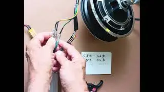 Как поменять направление вращения мотор колеса на самокате, велосипеде.