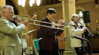 Richard Leach's 7 Stars of Jazz at 2019 Upton Festival filmed by Syd & Beryl Pearman