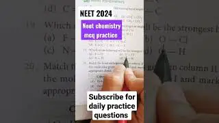chemistry MCQ practice (chemical bonding)🙂 #neet #motivation #mcq  #chemistrymcqs #pw