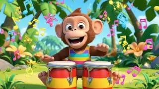 Silly Monkey Song 🐒🎵 | Nursery Rhyme for Kids