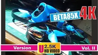 Beta 85x 4k whoop freestyle in office. Camera Caddx Tarsier 4K. Video 2560*1400 pix.