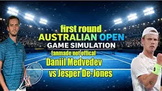 Australian Open | Daniil Medvedev   vs Jesper De-Jones  | [19 Jan 2026] | Gameplay Simulation