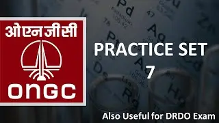 ONGC Practice Set 07 | Chemistry | #ONGC #DRDO #ONGC_Recruitment