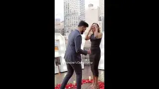 A View, a Ring, and a YES! 💍#nyc #NYCProposal