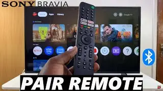 C&oacute;mo conectar un televisor inteligente Sony a un control remoto mediante Bluetooth