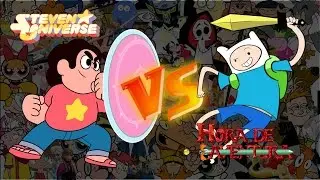 STEVEN UNIVERSE VS FINN  - BATALHA DE RAP