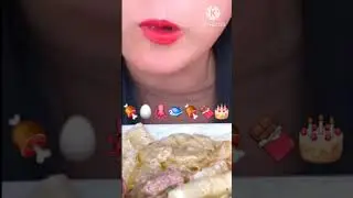 🍖🥚🐙🐟🍖🍫🎂 😋 ASMR Phan #asmr #asmreating #asmrfood #mukbang #asmrphan