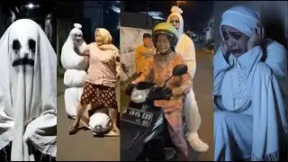 Ghost Prank Full village #funny #comedy #prank #ghost