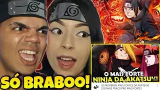 React - OS MEMBROS MAIS FORTES DA AKATSUKI (DO MAIS FRACO PRO MAIS FORTE) | EINERD