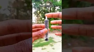 Homemade GAS lighter 🔥 | #shorts #bituexperiment