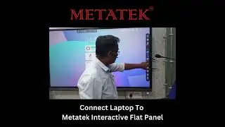 Connect Laptop To Metatek Interactive Flat Panel #Metatek #Interactive #Flat #Panel @Metatek_India