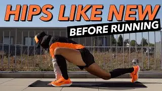 5 Min Dynamic Warm Up for Runners (for tight hips)