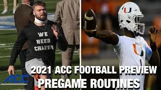 2021 ACC Football Preview: Pregame Routines