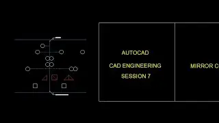 SESSION 7: AUTOCAD in Tamil, Auto CAD DRAFTSMAN | MIRROR COMMAND |