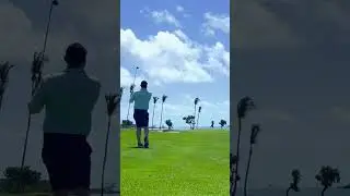 Golf in Paradise 🌴⛳️ | Island Green with Ocean Views in the Bahamas