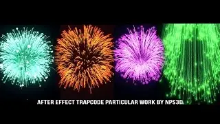 After effect trapcode particular fireworks by nps3d