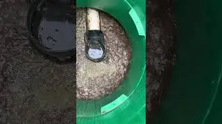 Septic tank backing up: inlet pipe lower than outlet pipe  😵&zwj;💫💩 #viral #satisfying #fyp #fypシ