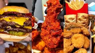 ASMR MUKBANG COMPILATION | Wingstop, Burger,Burrito,Fried Chicken& More !