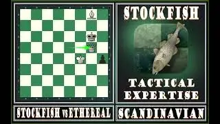 Stockfish : Tactical Expertise - Scandinavian Defense #chess