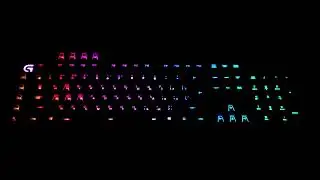 Демонстрация подсветки Logitech G910 Orion Spark