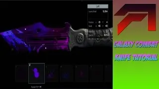 Black Ops 3: Galaxy Paint job Tutorial #1 Combat Knife