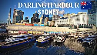 Darling Harbour, Sydney 🇦🇺 | Walking Tour | 4K