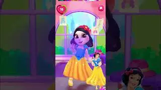 princess snow white cosplay by my talking Angela 2 #mytalkingangela2 #angela2 #snowwhite #angela