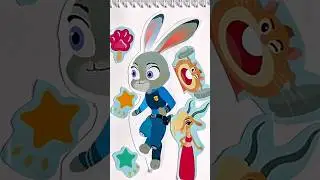 Zootopia Judy Hopps x Nick Wilde diysticker #sticker #zootopia
