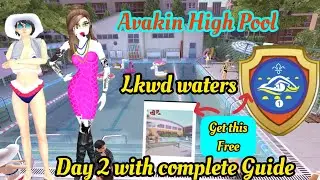 Avakin life High Pool Event complete guide| Get all rewards| Lkwd waters #avakinlife
