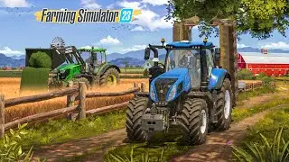 Grass Moving & Feed Cows In Fs23 | Farming Simulator 23 Gameplay | Timelapse 