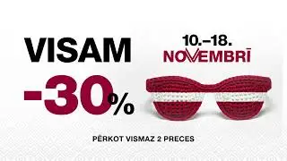 Visam Vision Express veikalos 30% atlaide pērkot vismaz 2 preces