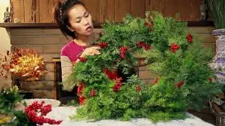 How to Make a Holiday Wreath